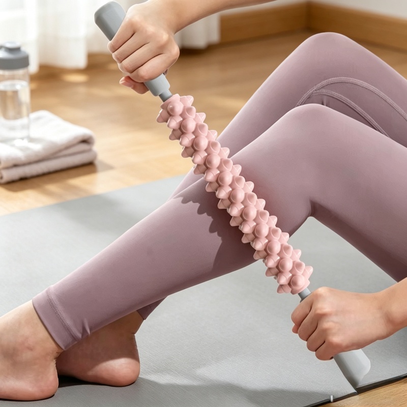 Yoga Deep Tissue Massage Rolle - Alignment Stick Set recension och pris