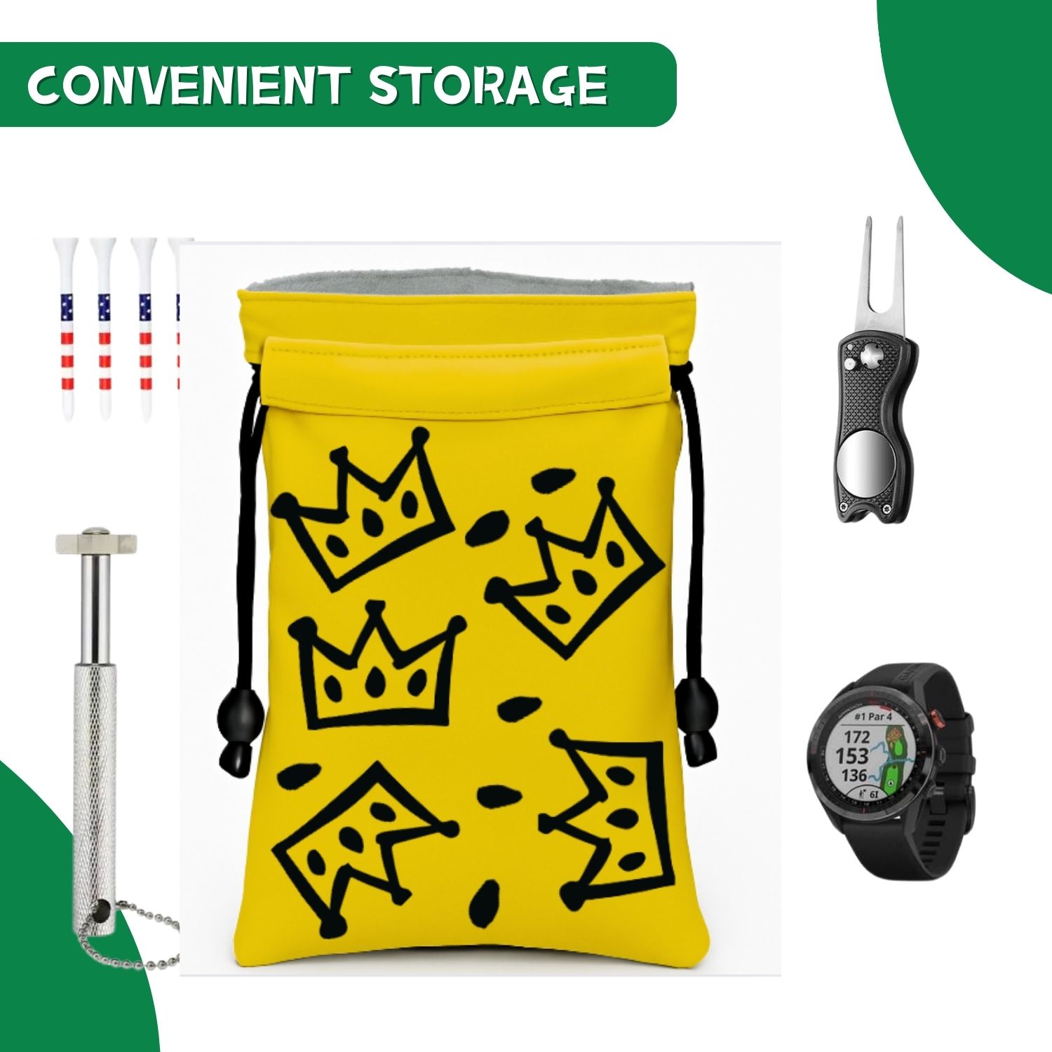 Crown Golf Valuable Item Bag,  - Golf Equipment Stores recension och pris