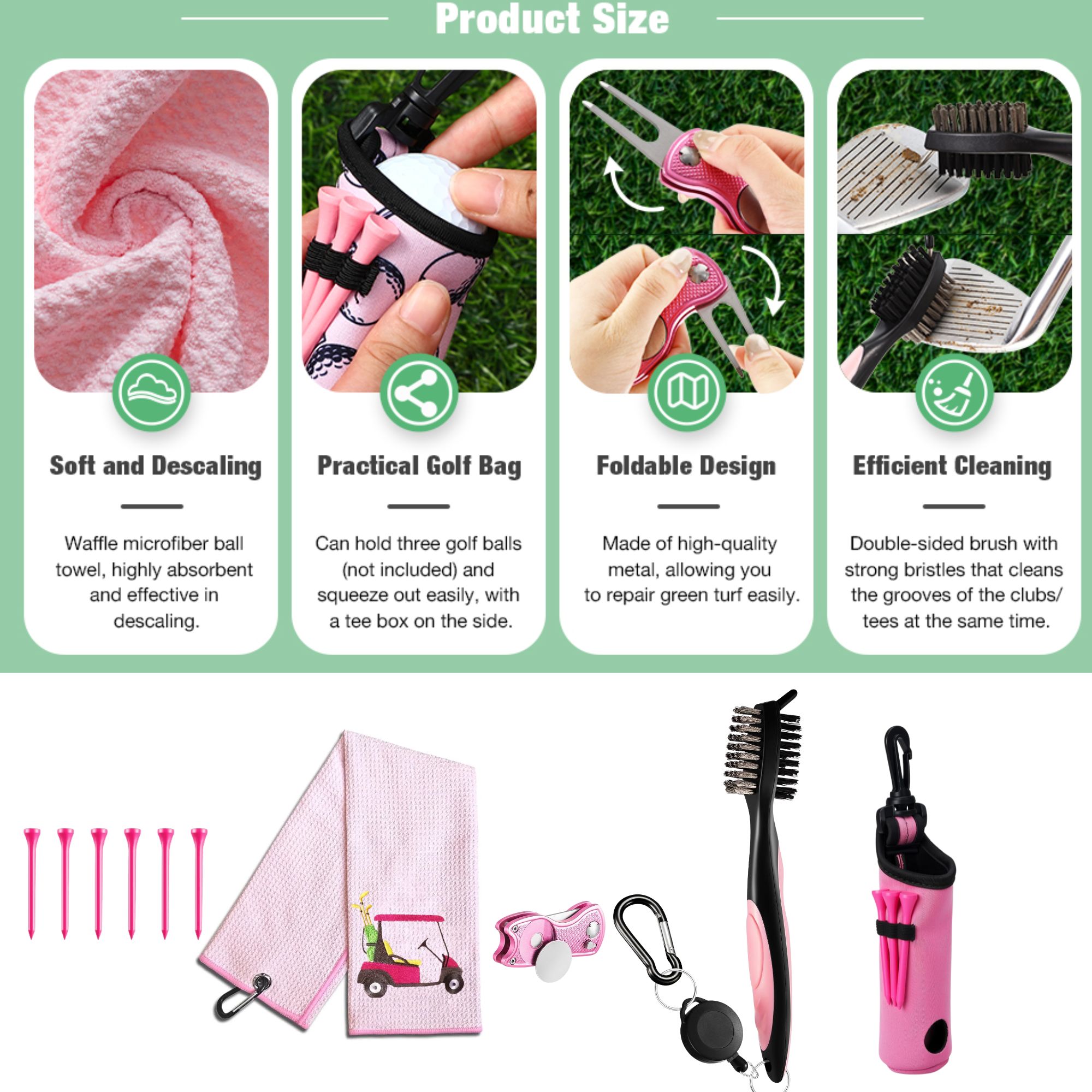 10 Pcs Golf Accessories Kit, I - Golf Equipment Stores recension och pris