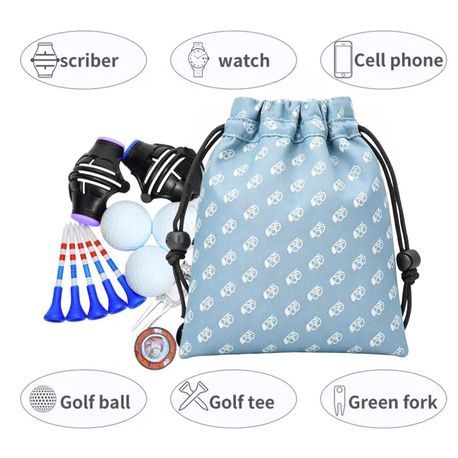 A Minimalist Blue Golf Valuabl - Golf Equipment Bag recension och pris
