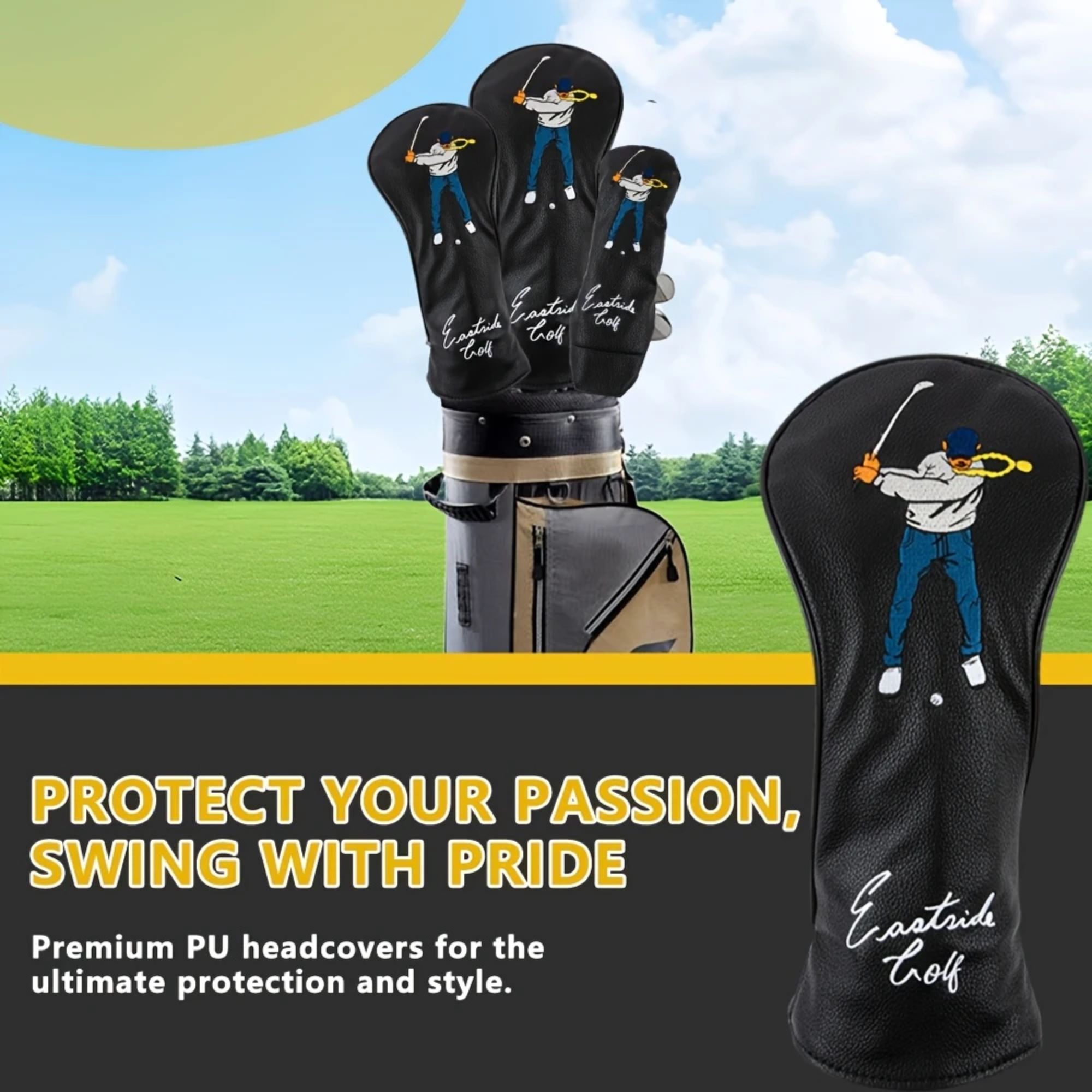 Golf Club Head Cover Durable S - Golf Equipment Bag recension och pris