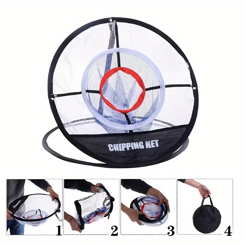 3 Layer Golf Chipping Net Port - Alignment Stick Set recension och pris